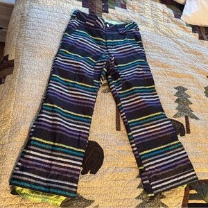 Burton Lime Green Jacket with Multicolor Accents